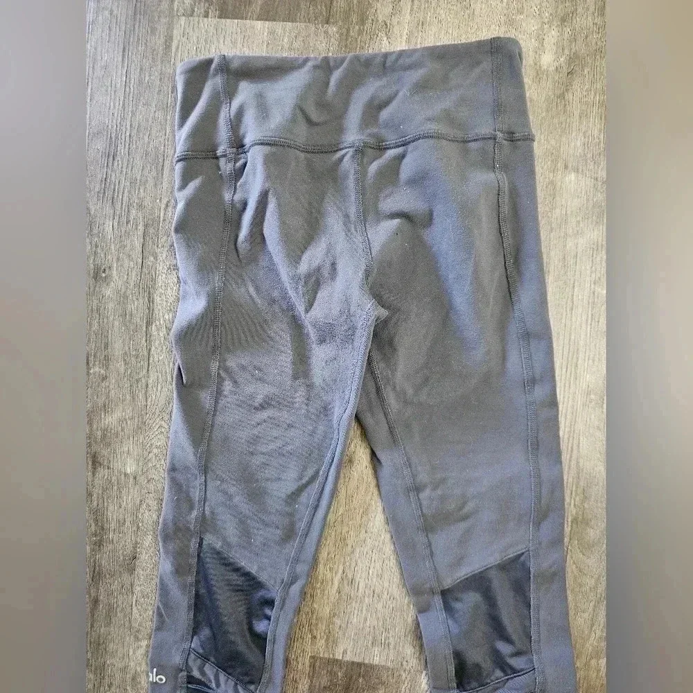 Alo Yoga‎ High Waist Moto Legging Dark Grey XS
